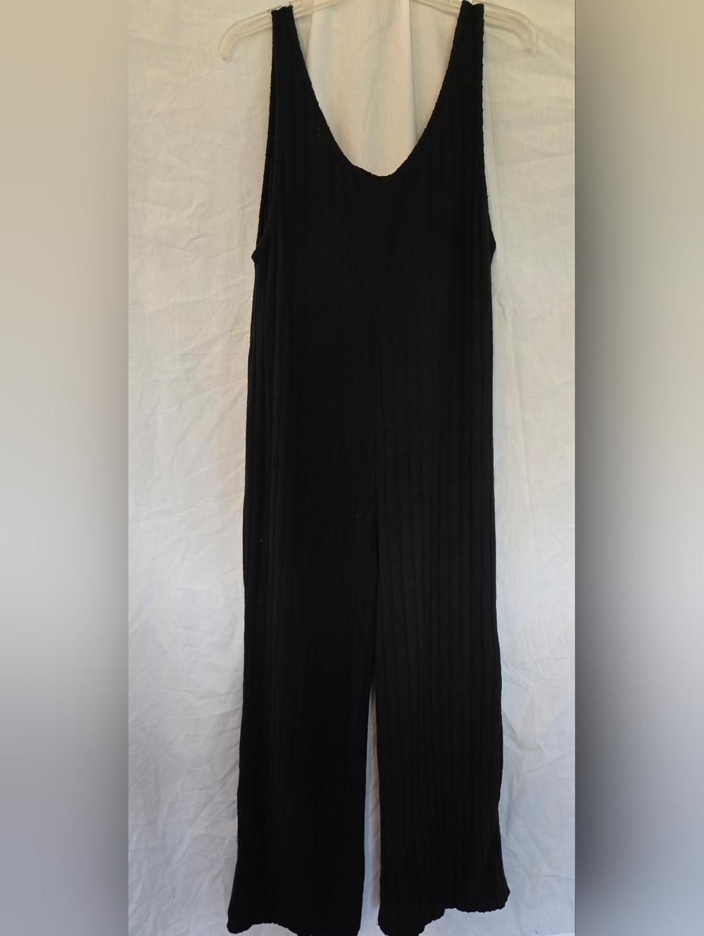 SHEIN - Black Maternity Flare Leg Romper - (S)